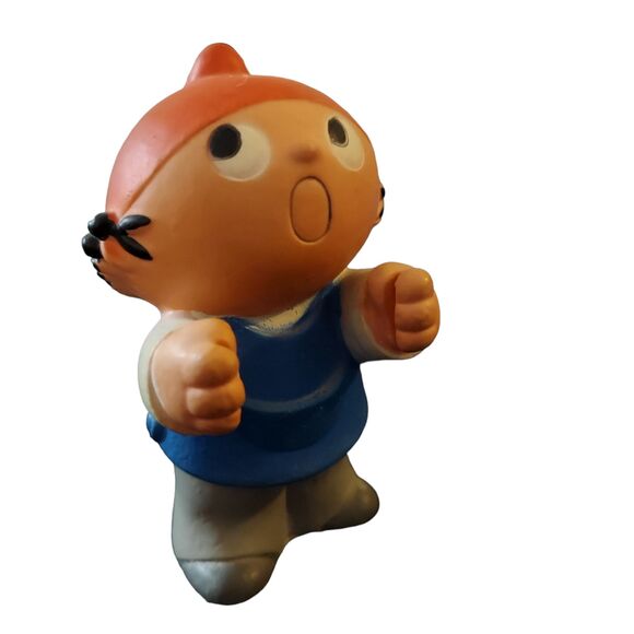 Rare 1970s Collectible VTG Rubber Toy Boy Doll NFP 1975 Germany Goebel Hummel - Picture 2 of 11